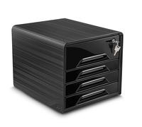 Cep Smoove Secure - Module de classement sécurisé 4 tiroirs - Noir