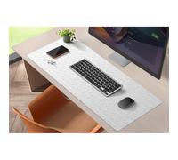 CEP Sous-mains XL 900 en PVC - Surface au toucher doux - Antidérapant - 75 x 35 cm - Gris clair cubes
