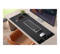 CEP Sous-mains XL 900 en PVC - Surface au toucher doux - Antidérapant - 75 x 35 cm - Noir So Chic