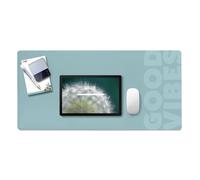 CEP Sous-mains XL 900 en PVC - Surface au toucher doux - Antidérapant - 75 x 35 cm - Vert Good Vibes