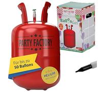 Cepewa Gaz pour ballons à l'hélium pour environ 50 ballons de baudruch - Bouteille d'hélium - Ballons en feuille - Fête de mariage