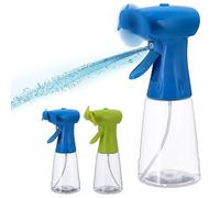 Cepewa Lot de 2 flacons pulvérisateurs à main | 250 ml 22x8cm bleu et vert à piles | Pulvérisateur Ventilateur rafraîchisseur d'air
