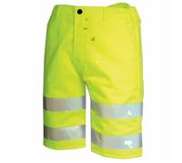 Cepovett - Bermuda de travail haute visibilité FLUO SAFE M