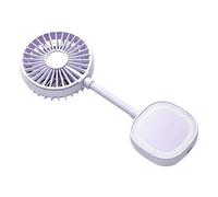 Ceprznvey Ventilateur Magnétique Pour Téléphone - Refroidisseur à Main Réglable avec Support Téléphone - Mini Ventilateur Portable Personnel Rechargeable | Pour Voyage Plage Extérieur Été Gym Bureau