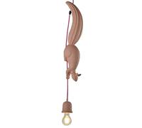 Cepten Lustre en résine, Restaurant Nordique Animal Lamp Lustre Chambre à Coucher Chambre d'enfants Lampe Magasin de vêtements Personnalité Simple Ecureuil Suspension Luminaires,Rose