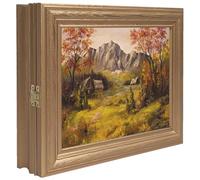 Cer-Plast Armoire à clés Murale en Bois avec Porte-clés Style Vintage