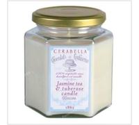 Cerabella Bougie Parfumée Jasmin Thé-Tubéreuse en Pot Verre 8x10cm 50h