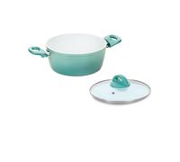 Cerafit Revolution Casserole 22 cm 2 pièces en céramique anti-adhésive avec couvercle en verre sans PFAS Thermo Speed Passe au lave-vaisselle
