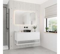 Ceramia Nouveau meuble de salle de bain 120 cm, blanc cassé (CERAMIA-1OW120)