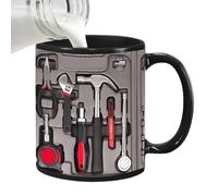 Ceramic Mug - Mechanic Novelty Drinkware, Funny Coffee Cup, durablee Everyday Beverage Holder | Creative Printed Kitchen Accessory For Men Women Home Work Travel Morning Evening Relaxation Breaks