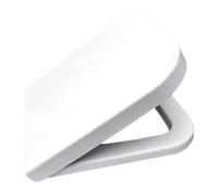 Ceramica Globo Siège de Toilettes Original avec Fermeture Amortie pour WC Modèle Stone 45.36, SS026BI, Ergonomique, Soft-Close, Durable et Conçu pour un Confort Optimal