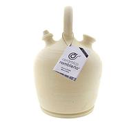 CERÁMICA RAMBLEÑA | Pichet traditionnel en terre cuite avec anse ronde et base large de La Rambla (Córdoba) | 100% fait main | 4 litres | Écho | Plaque NON incluse