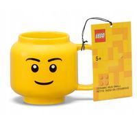 LEGO Mug Boy 255 ml - Tasse en Céramique Visage Minifigurine Passe au Lave-vaisselle Cadeau Enfant Adulte