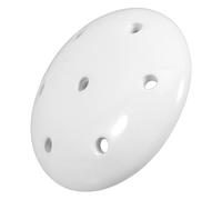 Céramique Bouchon de Vidange à 7 Trous Blanc pour Urinoir | Grille Anti-éclaboussures 3,35 Pouces, Surface Lisse en Dôme, pour Toilettes Masculines et Sanitaires