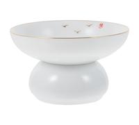 Céramique Passoire à Thé Filtre à Thé, avec Support Maison Bureau | Style Antique Peint à Main, Acier Inoxydable et Céramique, Retire les Résidus, pour Thé Chaud