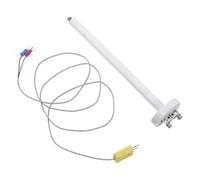Céramique Sonde Thermocouple de Type Général 0-1300 °c, pour Four | Gaine Renforcée, Raccord Fileté, Câble Intégré, Acier et Isolant Céramique, Fonctionnement Continu pour Fours de Laboratoire