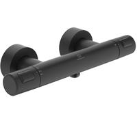 Ideal Standard Mitigeur thermostatique de douche Ceratherm T25 mural noir A7201XG