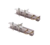 Cerclage double à cliquet - OPTEX - Fixation Antenne TV - Galvanisé - 2 points de mât - 60 mm profondeur