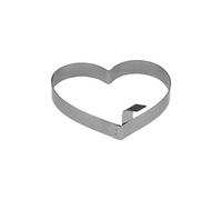 Cercle à dresser décoratif coeur 12 cm - - Argent / Métallique - Acier Inoxydable (inox)
