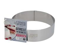 Cercle à entremets inox H 3,5 cm Ø 10 cm