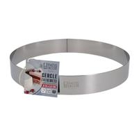 Cercle à entremets inox H 3,5 cm Ø 24 cm