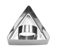 Cercle À Gâteau Coupe-pâte triangulaire en acier inoxydable