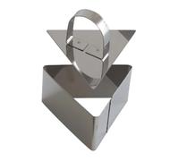 Cercle À Gâteau Coupe-pâte triangulaire en acier inoxydable