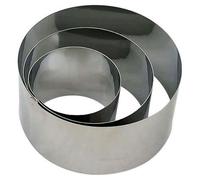 Cercle à mousse D : 5 x 4.5 cm - inox