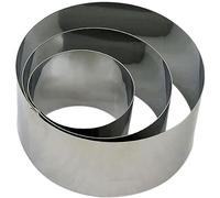 Cercle à mousse D : 7.5 x 4.5 cm - inox