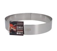 Cercle à mousse inox H 4,5 cm Ø 24 cm
