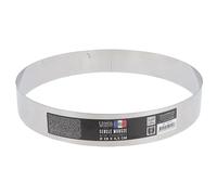 Cercle à mousse inox H 4,5 cm Ø 28 cm