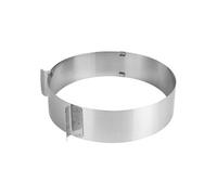 AltoBuy Cercle à pâtisserie Extensible en Acier Inoxydable de 15 à 30 cm de diamètre