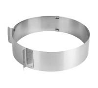 AltoBuy Cercle à pâtisserie Extensible en Acier Inoxydable de 15 à 30 cm de diamètre