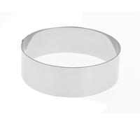 Cercle à pâtisserie, mousse & entremets rond en inox ø 8 cm hauteur 4,5 cm