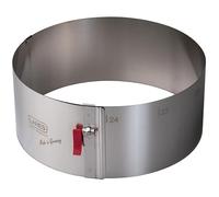 Cercle à pâtisserie extensible 18-30 cm / Hauteur 10 cm