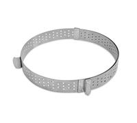 Cercle à tarte extensible perforé en inox Scrapcooking