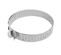 Cercle à tarte extensible perforé en inox Scrapcooking