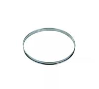Cercle à tarte haut Bords Roulés Inox GOBEL H27 D300