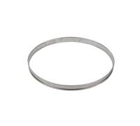 Cercle À Tarte Haut - Inox - Bords Roulés - Épaisseur 4/10ème - Ø260 Mm H27 Mm