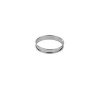 Cercle à tarte - inox - bords roulés - épaisseur 4/10ème - Ø120 mm h20 mm