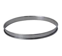 Cercle à tarte Inox perforé Bord Ourlé de BUYER H 2 cm D 10 cm SC