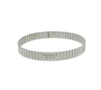 Cercle à tarte perforé cannelé acier inoxydable 20 cm De Buyer