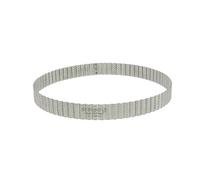 Cercle à tarte perforé cannelé acier inoxydable 28 cm De Buyer