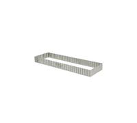 Cercle À Tarte Perforé Cannelé Rectangle Acier Inoxydable 35 Cm De Buyer
