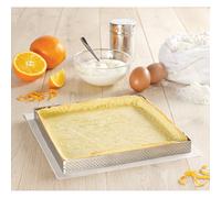 Cercle à tarte perforé carré 17,5 cm De Buyer