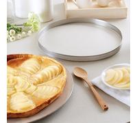 Cercle à tarte perforé en inox rond 28 cm Mathon