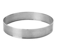 Cercle à tarte rond perforé 24 cm