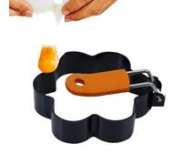 Cercle à œufs - Ustensiles de cuisine antiadhésifs | Moule à crêpes et œufs pour poêle | Pour crêpes, hamburgers, tartes, steaks, maison, camping, restaurants