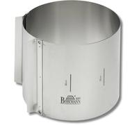 Cercle de pâtisserie - BIRKMANN - EASY BAKING - Acier - Indication de taille - Ø18-35, H 15 cm