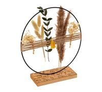 Atmosphera - Déco à Poser Lour - métal Roseau - Noir - H31-8 cm